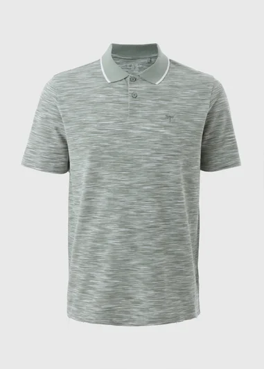 Sage Space Dye Polo Shirt