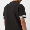 Black Smart Stripe Arm Co Ord T-Shirt